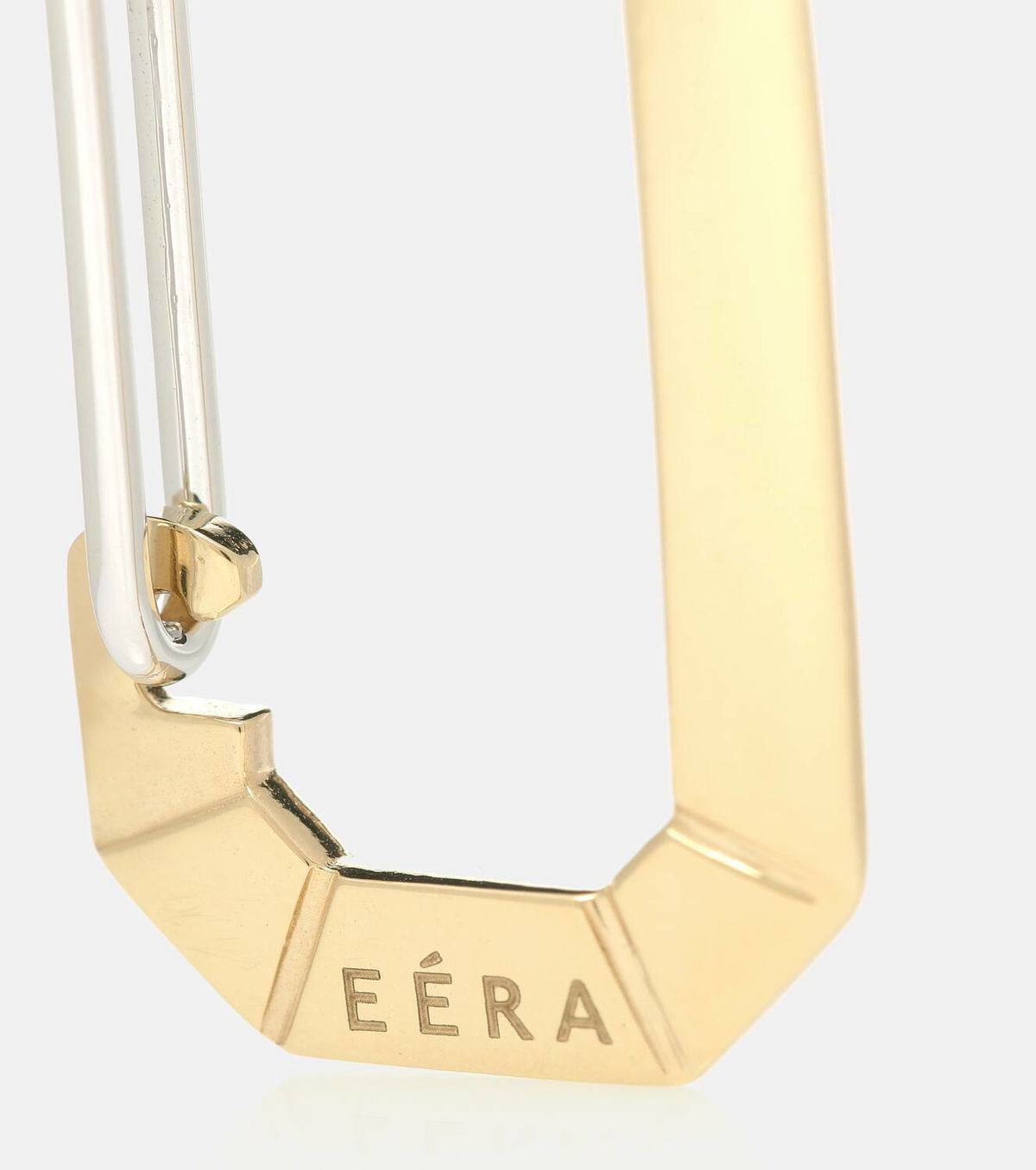 Eéra Chiara Big 18kt gold single earring with diamonds