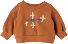 TINYCOTTONS Baby Brown Santorini Birds Sweatshirt