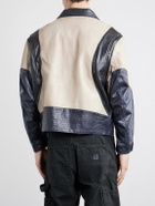 Enfants Riches Déprimés - Combaittimento Leather Jacket - Blue