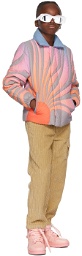 ERL Kids Purple & Orange Sunset Puffer Jacket