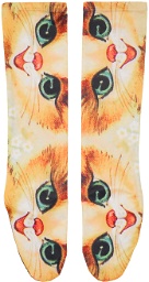 Chopova Lowena SSENSE Exclusive Multicolor Cat Socks