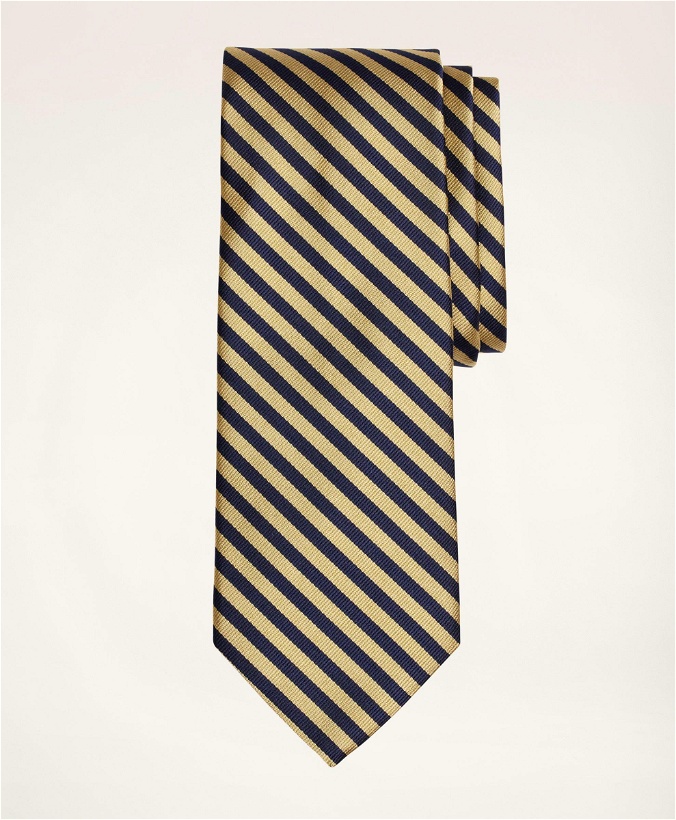 Photo: Brooks Brothers Men's Rep Tie | Gold/Navy