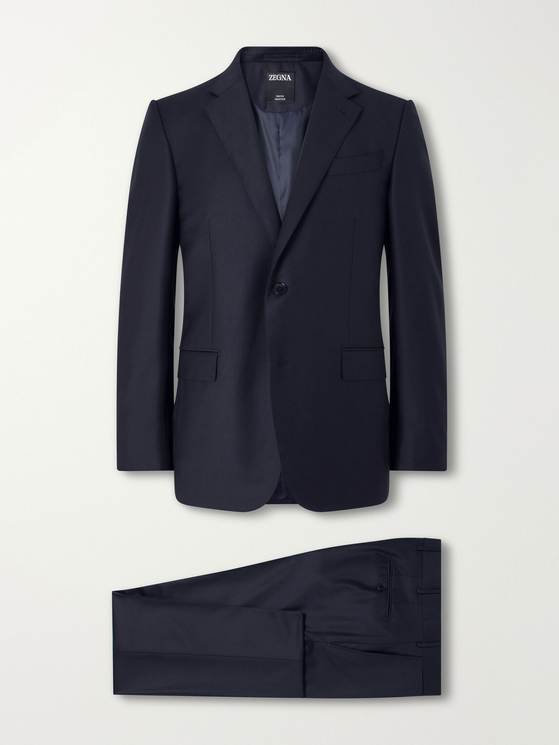 Zegna - Merino Wool-Twill Suit - Blue