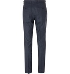 Hugo Boss - Pinstriped Virgin Wool Suit Trousers - Blue