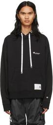 Miharayasuhiro Black Embroidered Hoodie