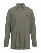 Msgm Mens Shirt Military in Green