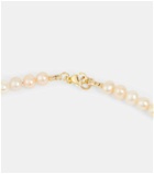 Alighieri - The Celestial Raindrop 24kt gold-plated bronze necklace with freshwater pearls