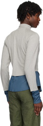 Mainline:RUS/Fr.CA/DE Gray & Blue Markas Sweatshirt