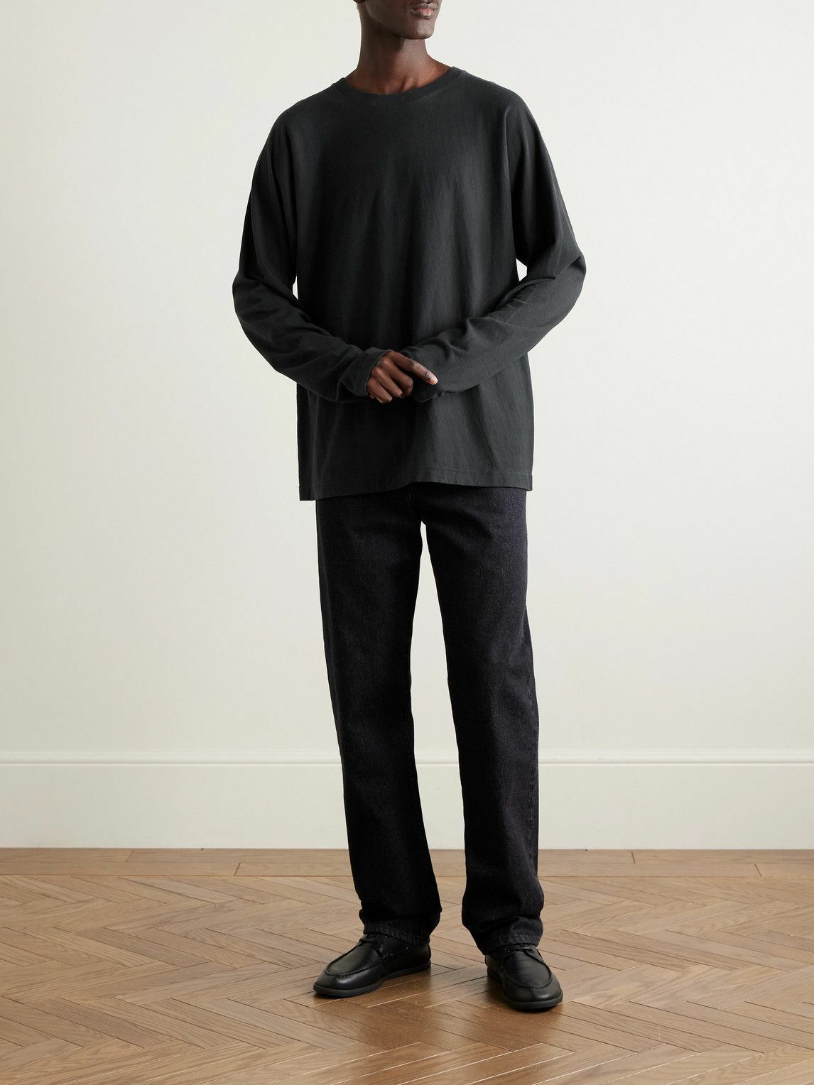 The Row - Kofi Cotton-Jersey T-Shirt - Black