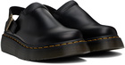 Dr. Martens Black Laketen Mules