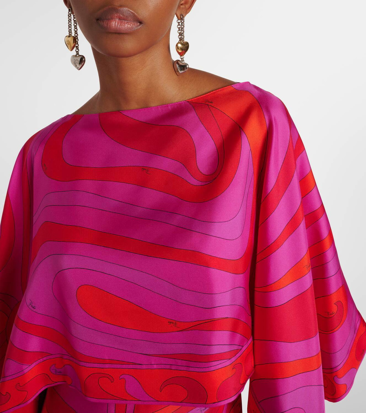 Pucci Iride silk twill maxi dress