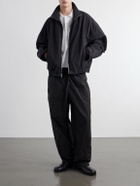 NAHMIAS - Logo-Embroidered Shell Jacket - Black