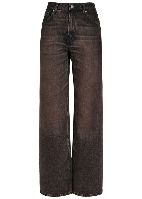 Photo: Haikure Korea Straight-leg Jeans Brown