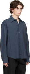 JW Anderson Navy Striped Shirt