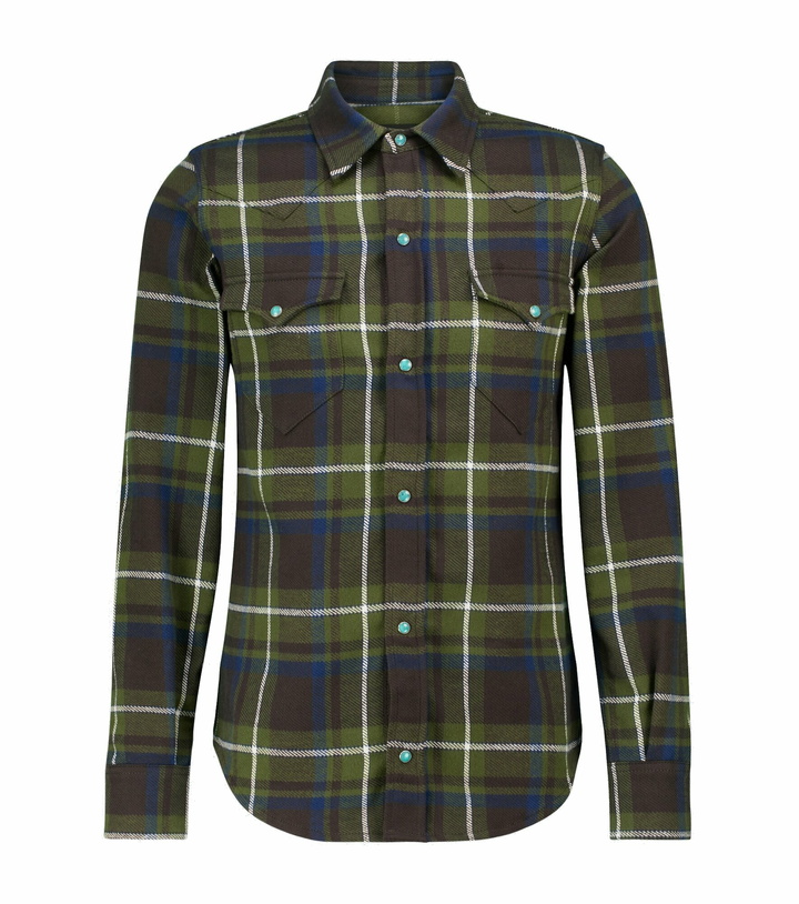 Photo: Alanui - Checked cotton shirt