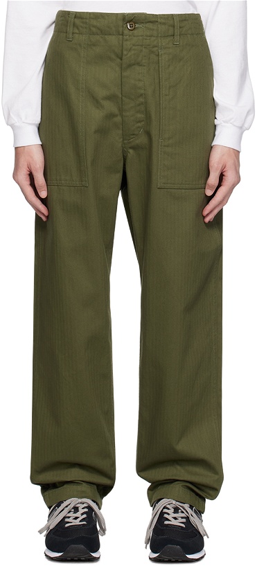 Photo: Engineered Garments Green Drawstring Trousers