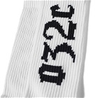 032c Cry Logo Sock in White