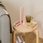 HAY Pattern Candle - Set of 4 in Reds/Bordeaux 
