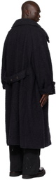 R13 Black Jumbo Coat