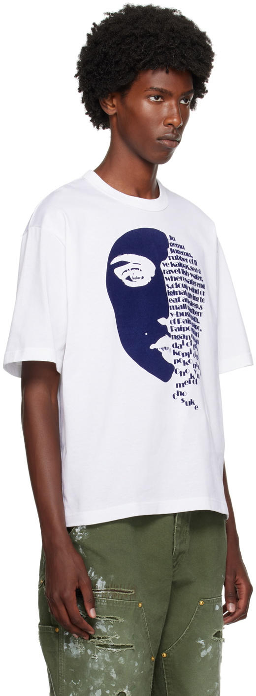 kolor White Flocked T-Shirt