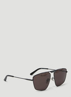 Aviator Frame Sunglasses in Black