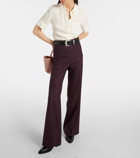 Victoria Beckham Alina high-rise flared pants