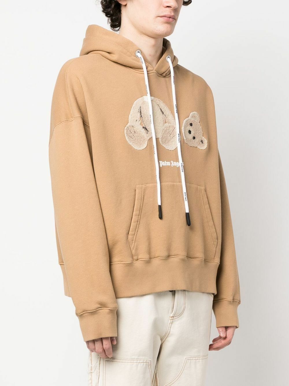 PALM ANGELS - Pa Bear Cotton Hoodie