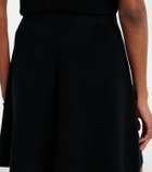Jardin des Orangers Wool and cashmere miniskirt