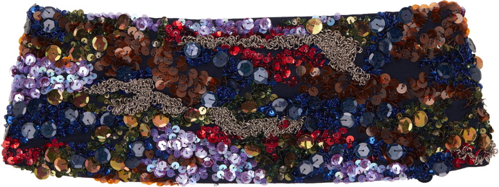 Photo: Dries Van Noten Multicolor Embroidered Cummerbund Belt