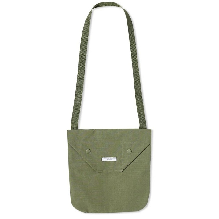 Photo: Engineered Garments Men's Shoulder Pouch in Olive