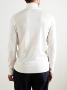 Mr P. - Slim-Fit Merino Wool Rollneck Sweater - White