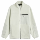 Purple Mountain Observatory Men's Borg Sherpa Fleece Jacket in Light Grey
