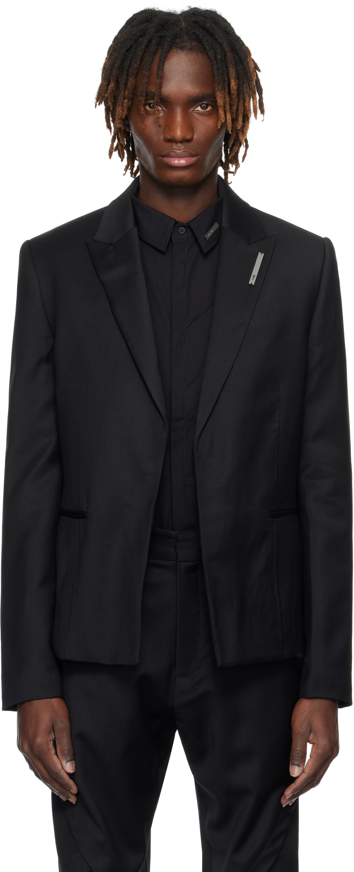 HELIOT EMIL Black Inertia Blazer Heliot Emil