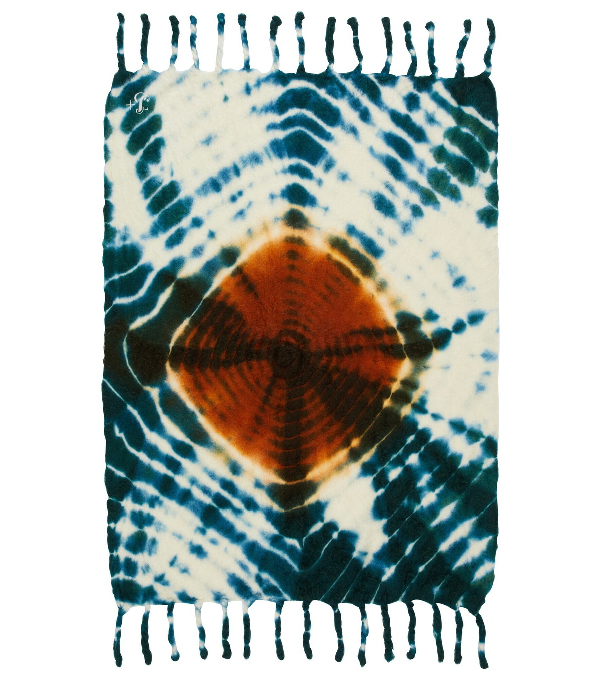 Jil Sander Tiedye mohairblend blanket Jil Sander