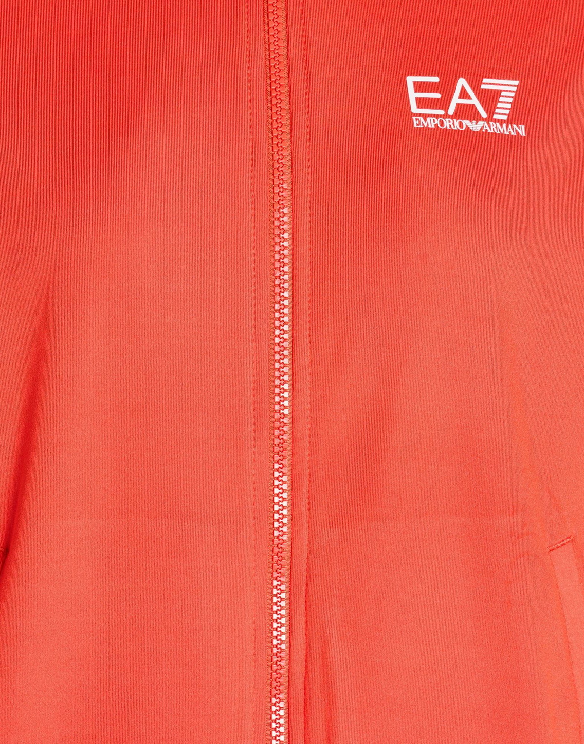 Ea7 Womens Tracksuit in Tomato red