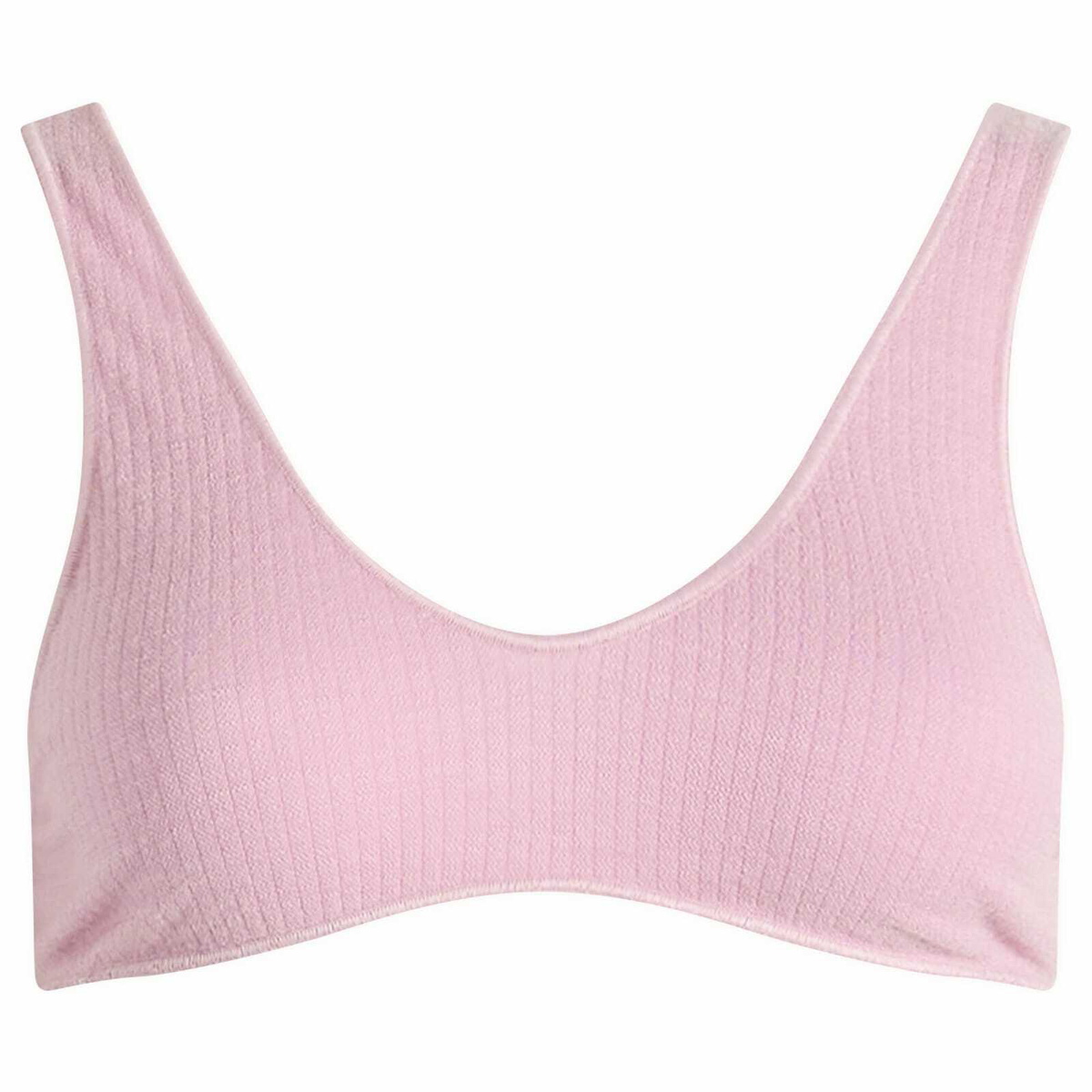 SKIMS Women's Seamless Sheer Wool Bralette in Halite