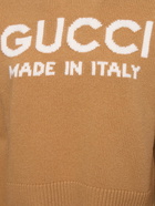 GUCCI - Supergee Wool Crewneck Sweater