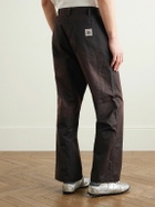 BODE - Knolly Brook Straight-Leg Waxed-Cotton Trousers - Brown