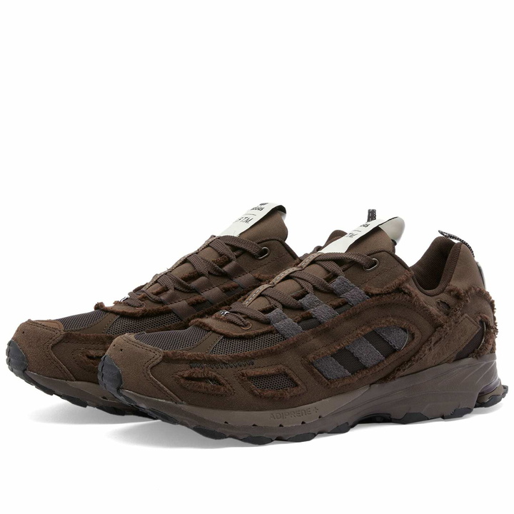 Photo: Adidas x SFTM Shadowturf Sneakers in Dark Brown/Night Brown