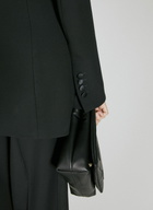 Dolce & Gabbana Long Single-Breasted Wool Cady Jacket