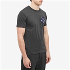 FDMTL Men's Circle Patch T-Shirt in Black