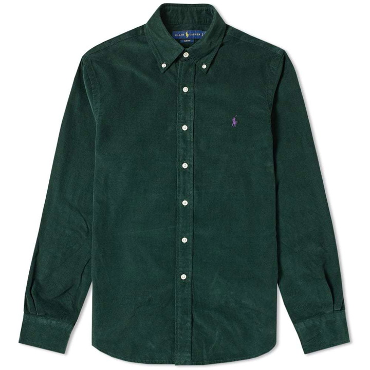 Photo: Polo Ralph Lauren Slim Fit Button Down Cord Shirt