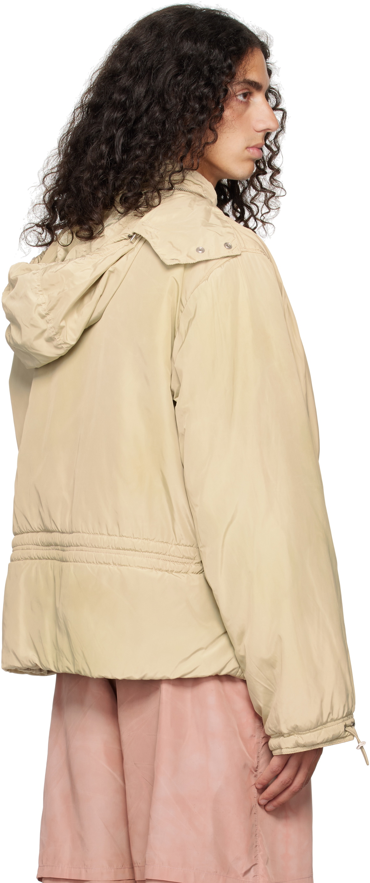 Charlie Constantinou Beige Multi Pocket Padded Jacket