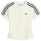 Adidas Women's Terry Towel T-Shirt in Off White