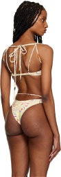 Jacquemus Off-White 'Le Haut de Maillot Barco' Bikini Top