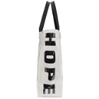 HOPE White Shopper Tote