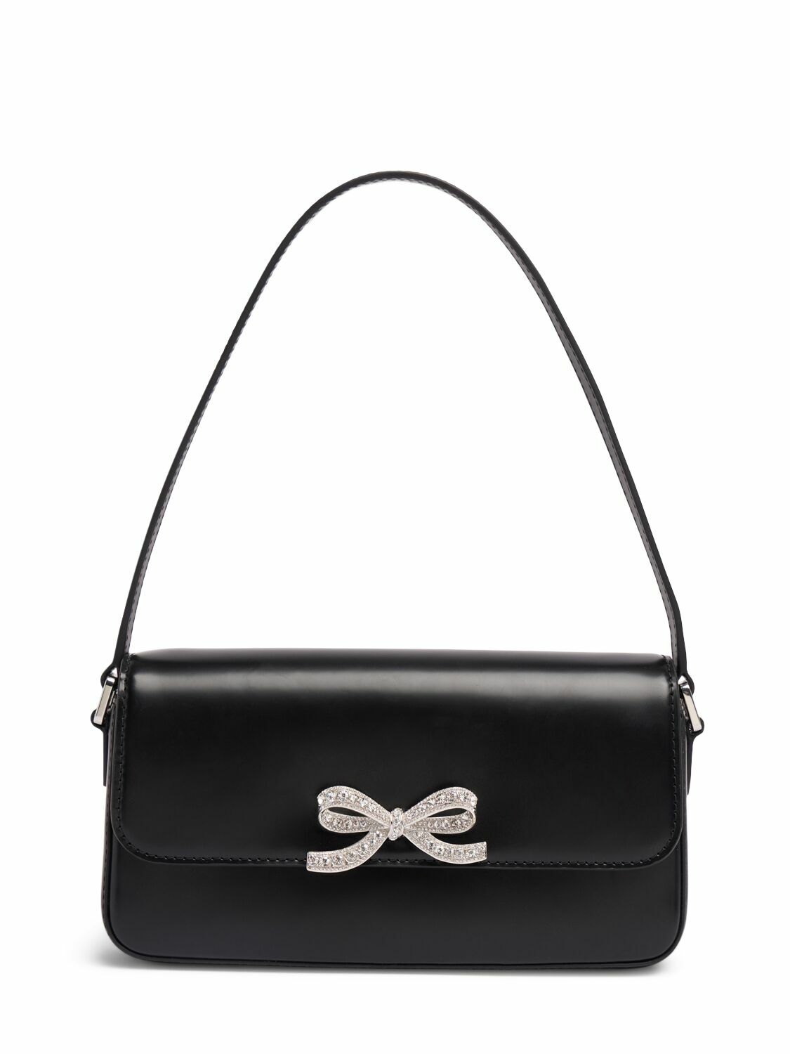 SELF-PORTRAIT Bow Leather Shoulder Bag Self-Portrait