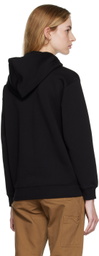 Carhartt Work In Progress Black Embroidered Hoodie