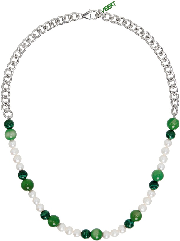 Photo: VEERT White Gold Curb Chain Necklace