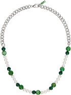 VEERT White Gold Curb Chain Necklace